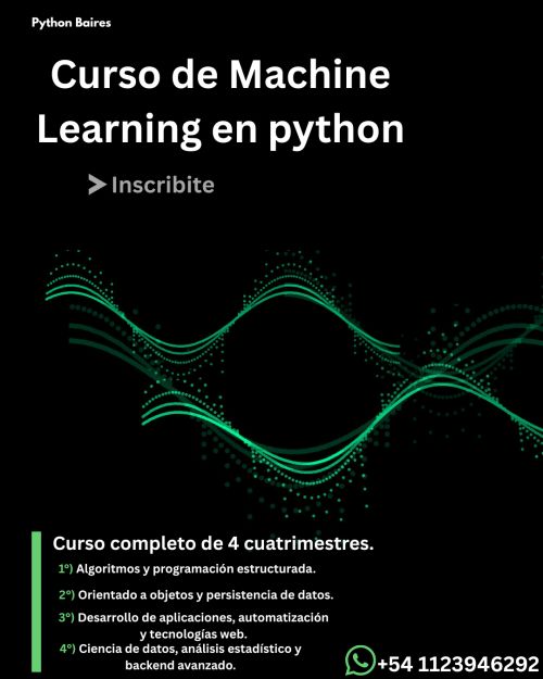 imagen de Curso de Machine Learning en Python  con id 34086