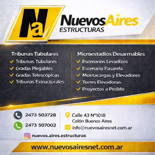 imagen de Gradas Telescopicas Tribunas Tubulares  con id 34632