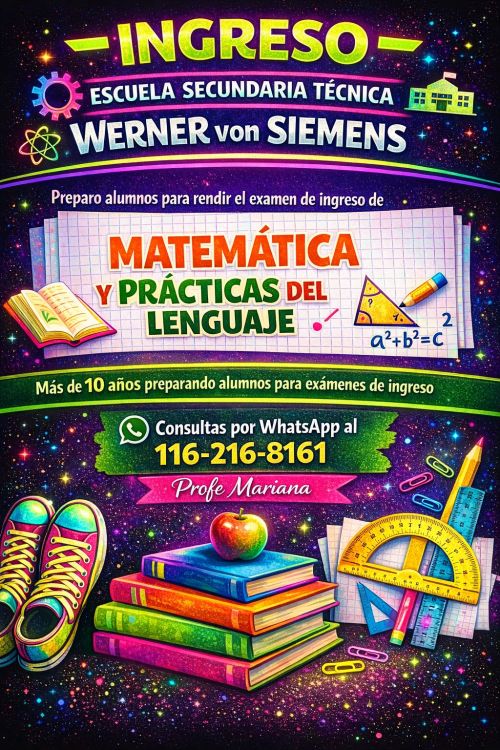 imagen de CURSO DE INGRESO ESCUELA SIEMENS con id 34794